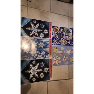 Set Of 5 Color-clings‎ Window Decorations 2001-2009